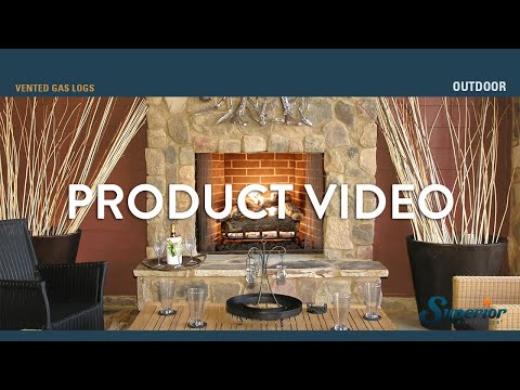 Superior Smoky Weathered Oak 24" Outdoor Vented Gas Log Set