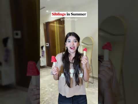 Siblings in Summer 😂🤣 #viralshort #comedy #ytshorts