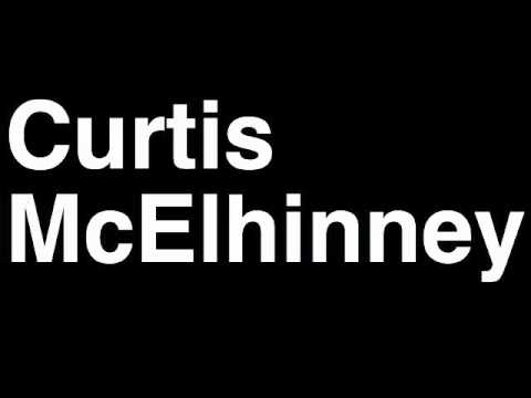 How to Pronounce Curtis McElhinney Columbus Blue Jackets NHL Hockey Player Runforthecube