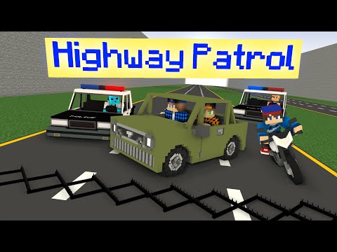 Highway Patrol Chase - Epic Minecraft Animation!