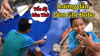 Cách làm Ghe Bo Bo | Test tốc độ Ghe Bo Bo |