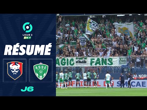 STADE MALHERBE CAEN - AS SAINT-ÉTIENNE (1 - 2) - Résumé - (SMC - ASSE) / 2023-2024