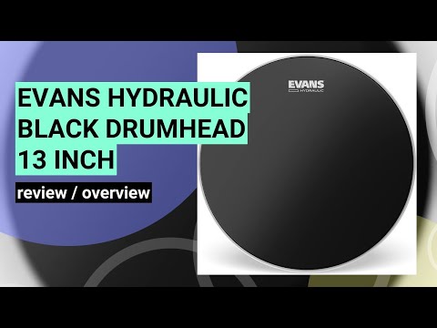 Evans Hydraulic Black Coated Snare Drum Head Review - Unmatched Vintage Sound!