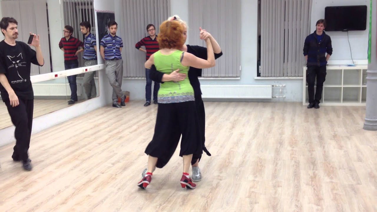 Class Volcaditos. Elvira Malishevskaya y Tatjana Arhipova