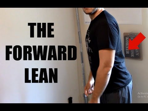 EASY TIP to Fixing Forward Lean (Posture)