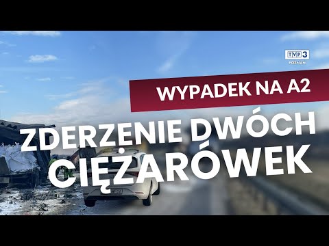 🔵 ZDERZENIE CIĘŻARÓWEK NA A2 || PARALIŻ AUTOSTRADY
