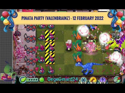 Plants vs. Zombies 2 - Pinata Party (Valenbrainz)  - 12 Feb 2022