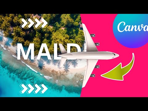 How to design youtube video thumbnail using canva - Travel video youtube thumbnail