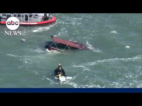 1 killed, 3 missing after boat capsizes near Alcatraz Island