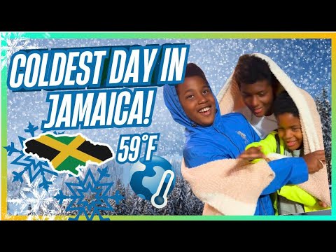 Coldest Day Ever In Jamaica!!! Record Breaking!!! @MeetTheMitchells