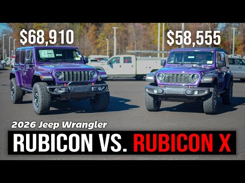 2026 Jeep Wrangler Rubicon vs Rubicon X: Which is right for you?