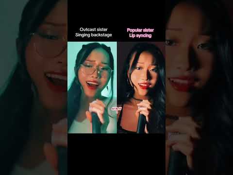 #pov The outcast sister finally gets the recognition for her singing... #shorts