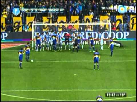 Gol de Riquelme a Atlético Rafaela - Torneo Inicial 2013