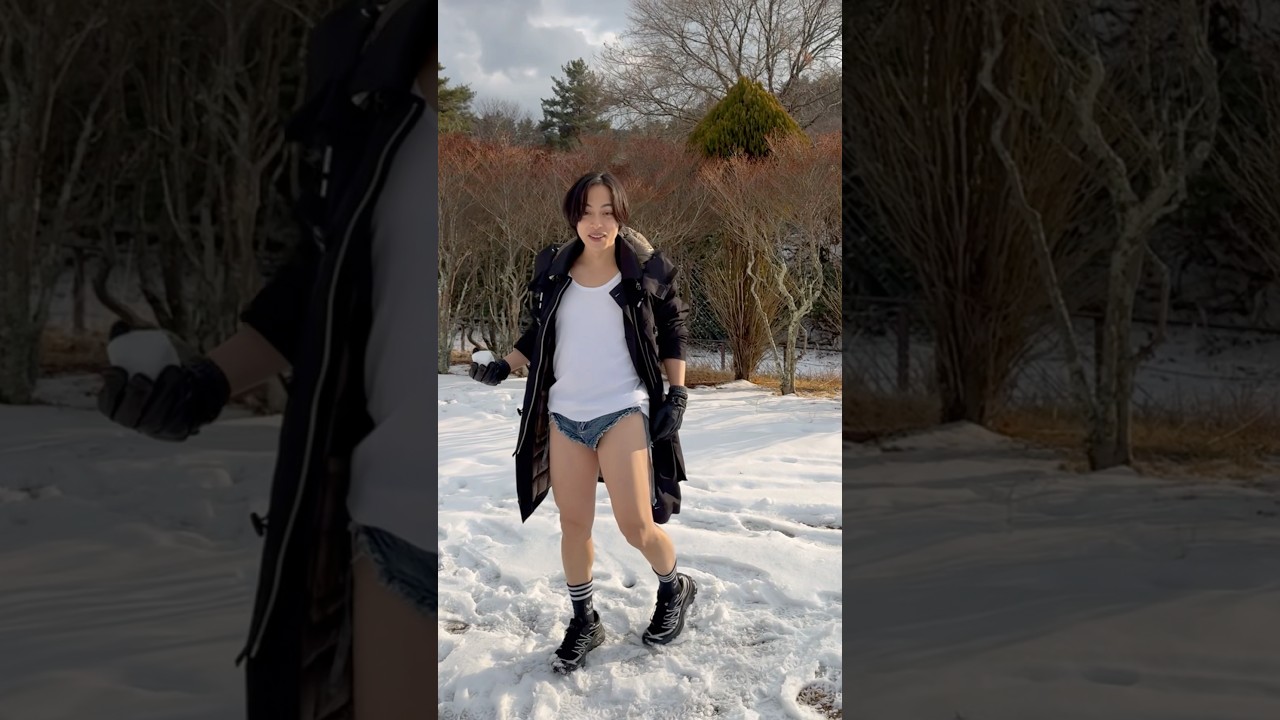 デート相手がハイレグすぎる…😅#あるある #冬コーデ #限界