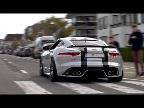 Supercars Accelerating! Jaguar F-Type SVR, 812 Superfast, Huracan, 911 R