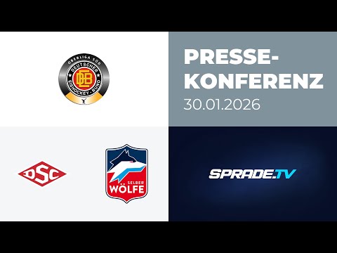 30.01.2026 - Pressekonferenz - Deggendorfer SC vs. Selber Wölfe