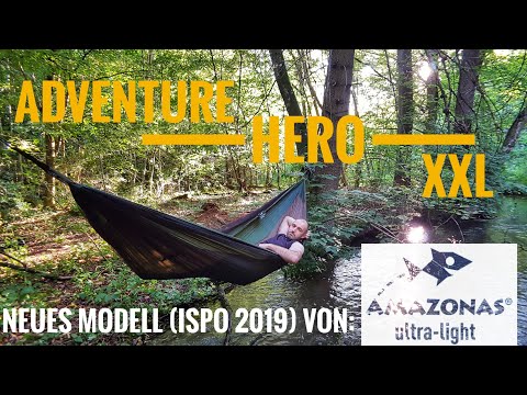 Neues Hängematten Modell von AMAZONAS ultralight!  (1080p)