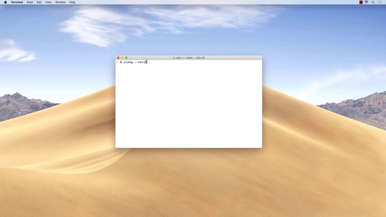 Install the Command Line Tools and Homebrew on macOS Mojave