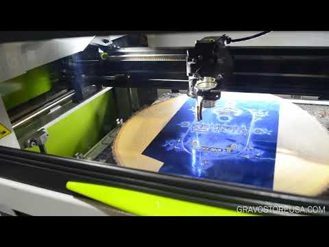 Engraving with Blue Laser Foil | Wood Engraving | Laser Engraver