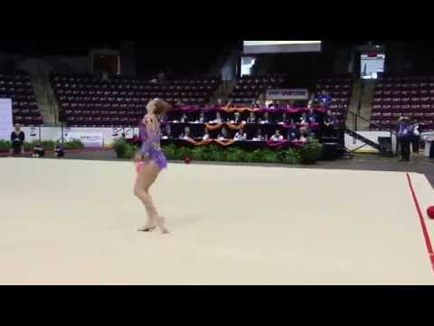 Carmen Whelan - Ball Final - 2014 Senior Pan American Rhythmic Gymnastics Championships