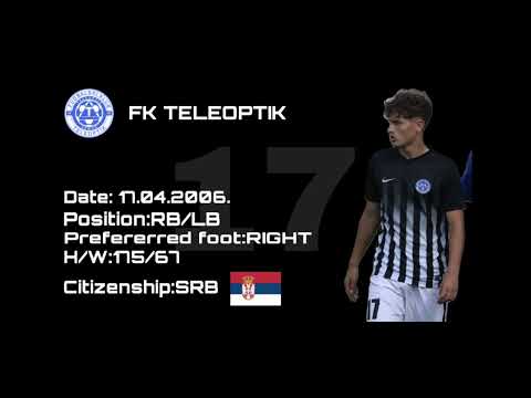 Uroš Petrović 2023/24 highlights (FK Teleoptik)