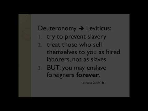 Bernadette Brooten lectures on slavery in the Catholic Church