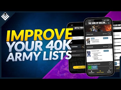 5 EASY Ways To Write Better Warhammer 40k Army Lists For 10th Edition!