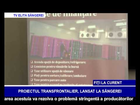 PROIECTUL TRANSFRONTALIER LANSAT LA SÂNGEREI
