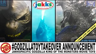 Toyshiz X JAKKSpacific GODZILLA King of the Monsters Toy Takeover Announcement