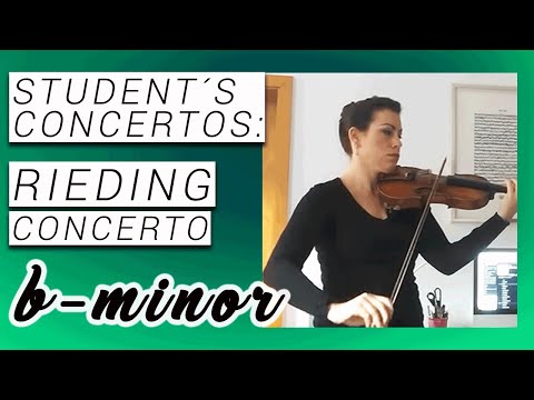 Rieding, Oskar: Concerto op. 35, b-minor/ h-Moll, Allegro Moderato, Andante, Allegro Moderato