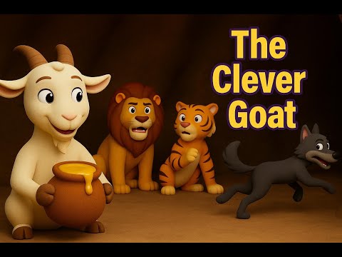 The Clever Goat 🐐 | Magical Honey Trick | Jungle Moral Story for Kids