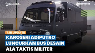 Punya Tampilan SANGAR, Karoseri Adiputro Luncurkan Medium Bus Model Motorhome, Desain Taktis Militer