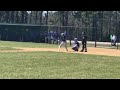 Patrick RBI double versus Braintree high school