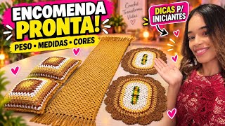 ENCOMENDA PRONTA! 😍 Mostro Peso, Medidas, Cores + Dicas para Iniciantes no Crochê