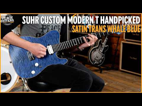 Suhr Custom Modern T Handpicked | Satin Trans Whale Blue image 12