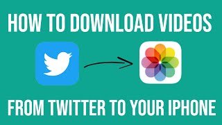 How to download videos from twitter to your iPhone/android