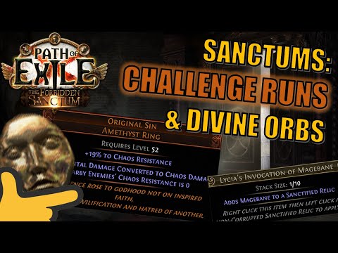 [PoE 3.20] Sanctum Challenge Runs Guide