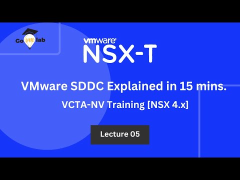 VMware NSX 4.x Training | Lecture No.5 | What is SDDC in VMware | SDDC Benefit & Use Cases | GoVMlab
