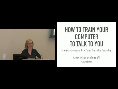 How to Train Your Computer to Talk To You