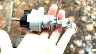 Mid 1960's Ford Ignition switch installation.