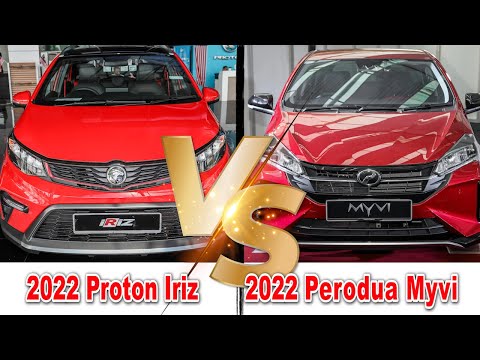 2022 Perodua Myvi vs 2022 Proton Iriz