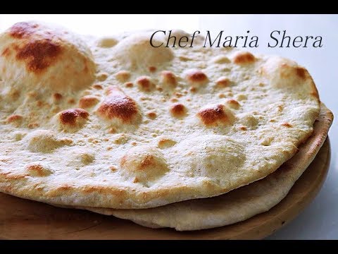 Afghan naan recipe-Afghan flatbread recipe-Afghan bread- Naan paraki -Naan chapati-Afghan recipes