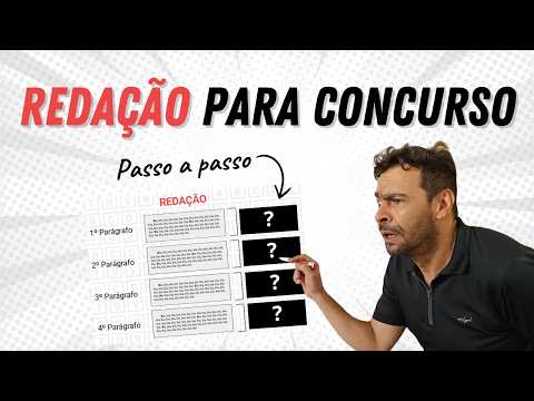 REDAÇÃO para CONCURSO - Guia completo com passo a passo