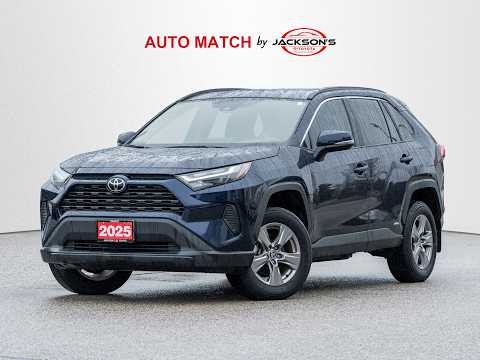 2025 Toyota RAV4 Hybrid XLE AWD in Blue for sale at Jackson's Toyota in Barrie, ON