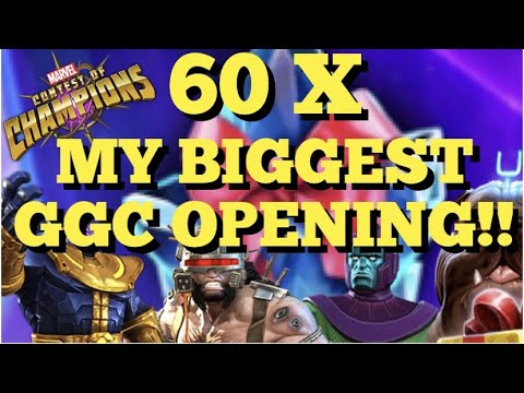 MCOC - 60 X GREATER GIFTING CRYSTALS!!! MY BIGGEST GGC OPENING EVER!!! - Gifting Event 2021