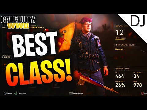 *NEW* CALL OF DUTY WW2 *M1 GARAND* THE "INDEPENDENT II" BEST CLASS SETUP! | FREE WEAPON | EP.571