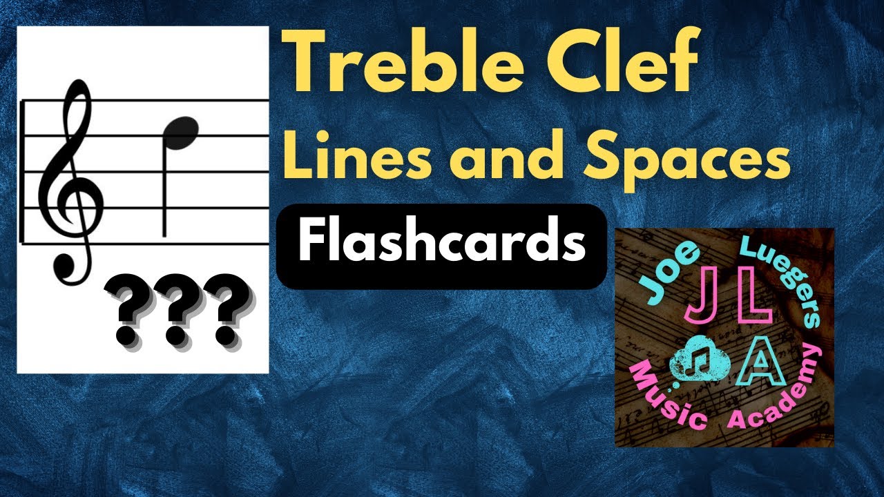 Treble Clef Lines and Spaces Flashcards