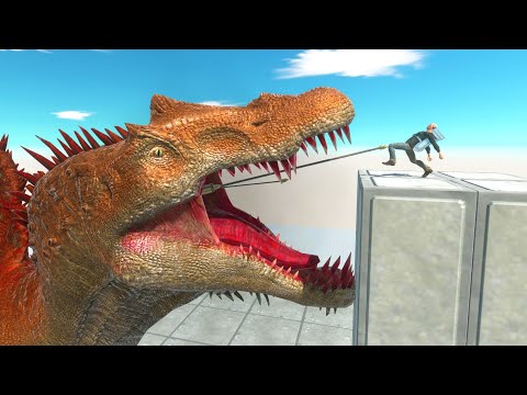 Spino That Eats Feeds With Harpoon - Animal Revolt Battle Simulator