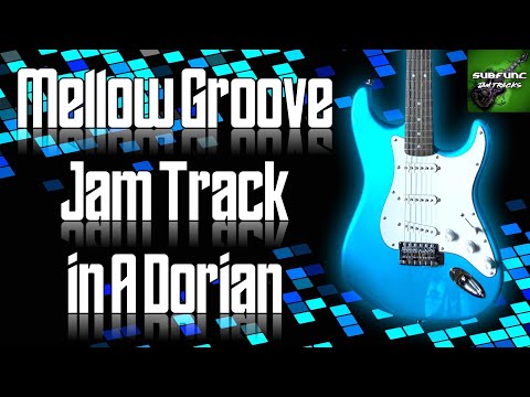 Mellow Groove Jam Track in A Dorian 🎸 Guitar Backing Track