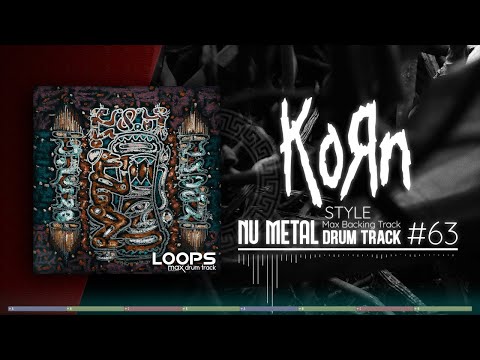 Nu Metal Drum Track / Korn Style / 100 bpm